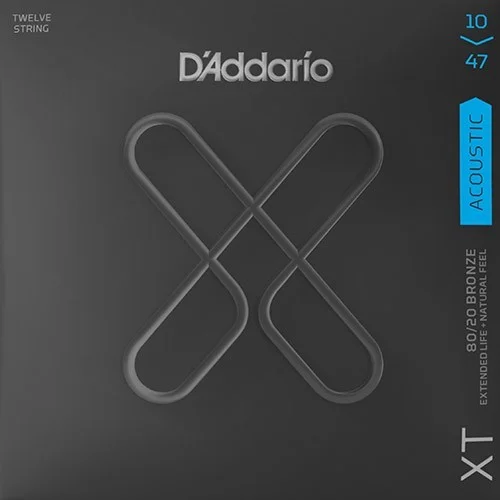 Commande En Gros D‘Addario XTABR1047-12 Tension Light 12 Cordes