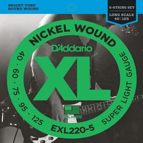 Certifié D‘Addario EXL220-5 Tension super light