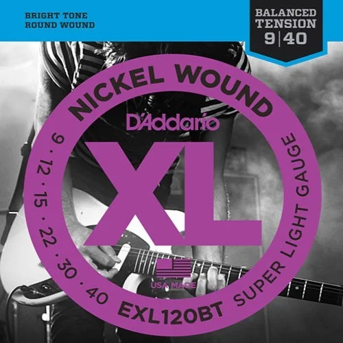 D‘Addario EXL120BT Tension super light Commander Maintenant