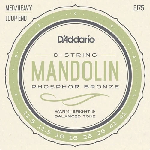 Quantité Limitée D‘Addario EJ75 Tension Medium Heavy