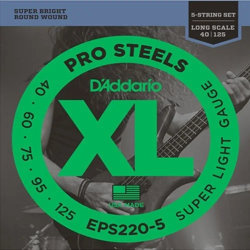 Dernière Chance D‘Addario EPS220-5 Tension Super light