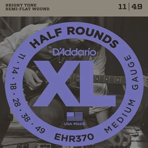 D‘Addario Half Rounds EHR370 Tension Medium Expédition Rapide