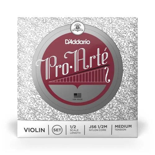 Offre Limitée Jeu D‘addario Pro-Arte Violon 1/2 Medium
