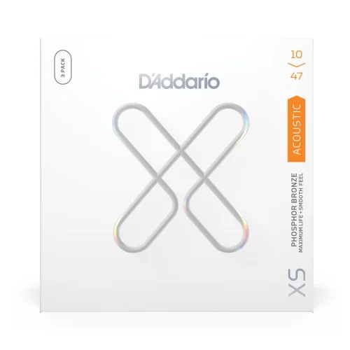 Achat Immédiat D‘addario XSAPB1047-3P Tension Extra Light - 3 jeux