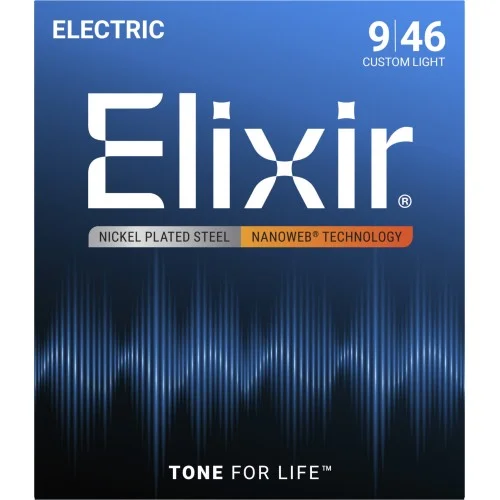 Elixir Electric NanoWeb 12027 custom light Achetez Aujourd'hui