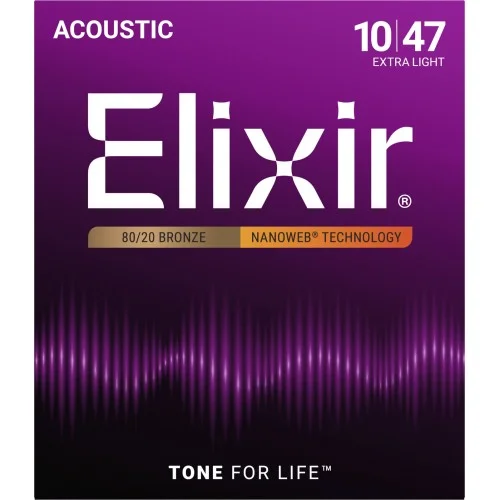 Prix Choc Elixir Acoustic NanoWeb Bronze 11002 extra light