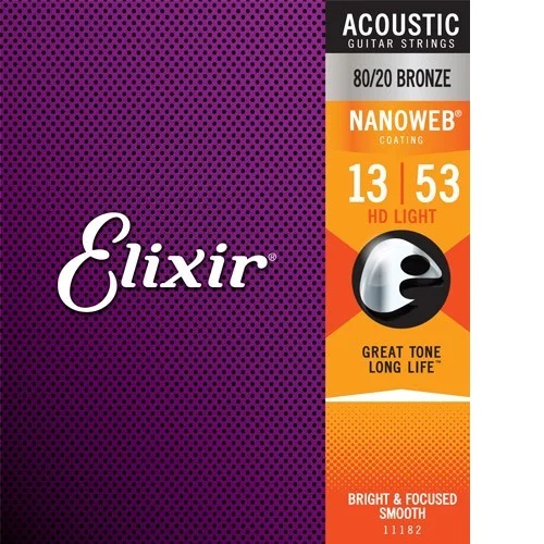 Offre Limitée Elixir Acoustic NanoWeb Bronze 11182 HD light