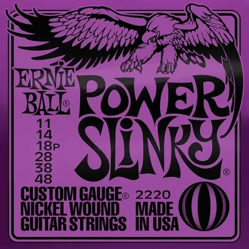 Ernie Ball 2220 Power Slinky 11-48 Retour Gratuit