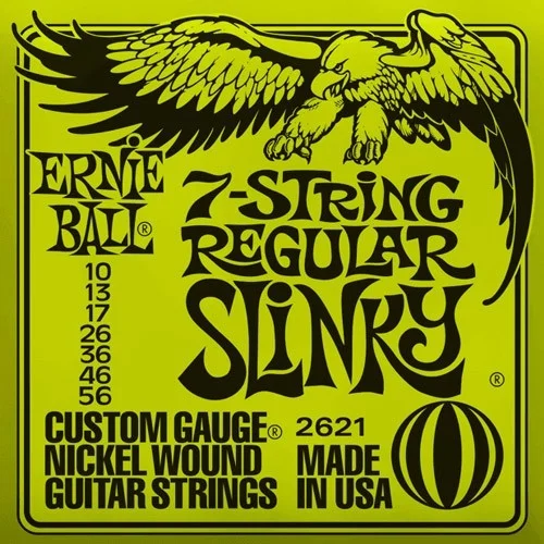 Prix Promo Ernie Ball 2621 7 cordes Regular Slinky 10-56