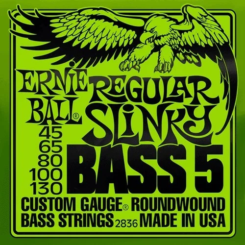 Ernie Ball 2836 Regular Slinky Bass 5 cordes 45-103 Meilleur Choix