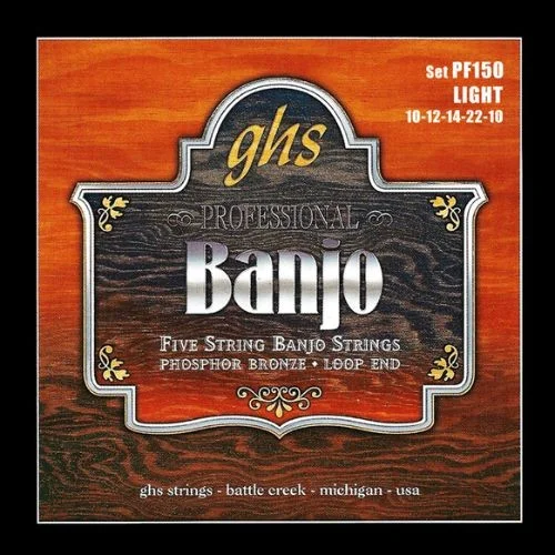 Jeu de cordes Banjo GHS PF150 tension Light Expédié Aujourd'hui