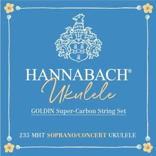 Nouveauté Hannabach Ukulélé Soprano/Concert Goldin Carbon 235MHT