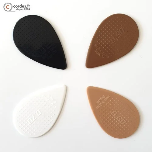 Nouvel Arrivage D-Grip médiators Balkan forme allongée - Lot de 6