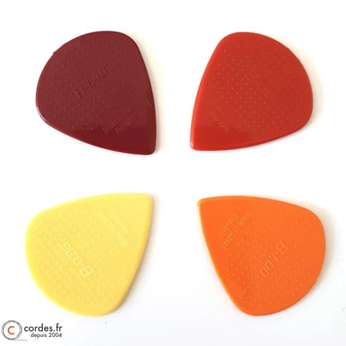 Must-Have D-Grip médiators Jazz B forme moyenne - Lot de 6