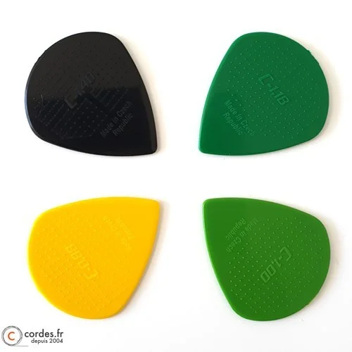 D-Grip médiators Jazz C grande forme - Lot de 6 Populaire
