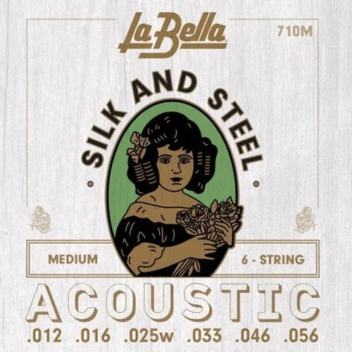 La Bella Acoustic Silk and Steel 710M medium Retour Gratuit