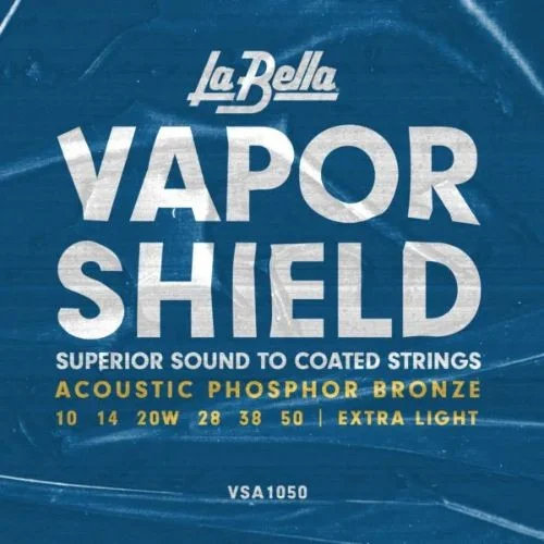 Acheter Direct La Bella Vapor Shield Acoustic tension Extra Light 10-50
