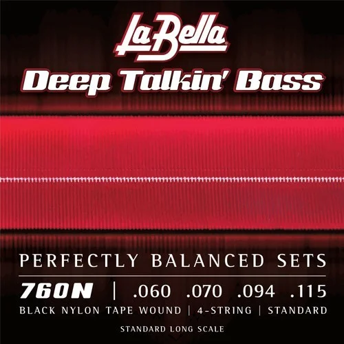 Nouvelle Collection La Bella Deep Talkin‘ Bass Black Nylon 760N tension normale