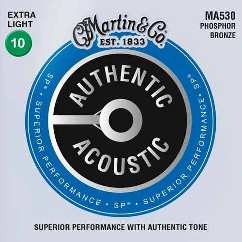 Martin Authentic SP phosphore bronze MA530 extra light Retour Gratuit