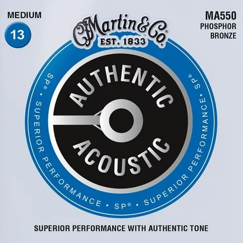 Martin Authentic SP phosphore bronze MA550 medium Expédition Rapide