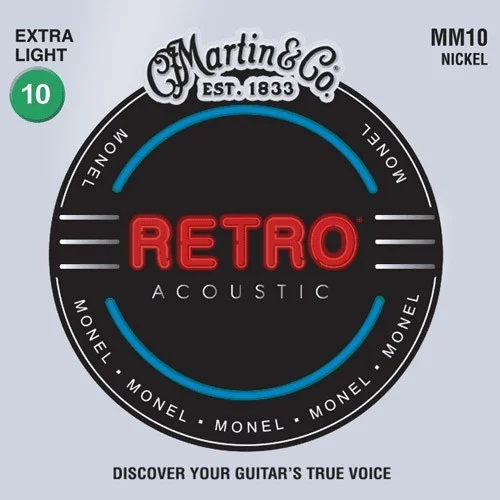 Vente Flash Martin Rétro Acoustic MM10 extra light