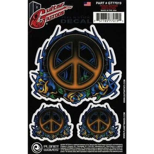 Acheter En Ligne Planet Waves Tattoo Peace Guitar GT77019
