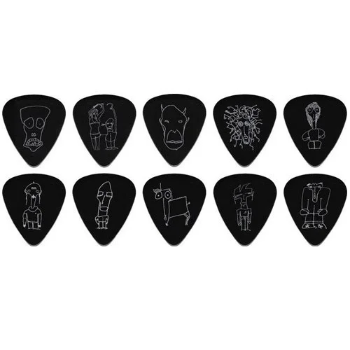 Médiators D‘addario Joe Satriani noirs 1CBK4-10JS medium Solde